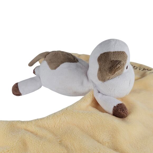 Cow Lovey Blanket Plush Moon Shape 2010 Cow Jumped Over Moon Yellow b amici - Picture 11 of 11